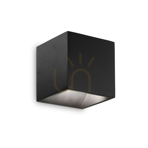 Verifica Lampă de perete exterior Ideallux Rubik negru 10 cm LED 8,5W 4000K 142302