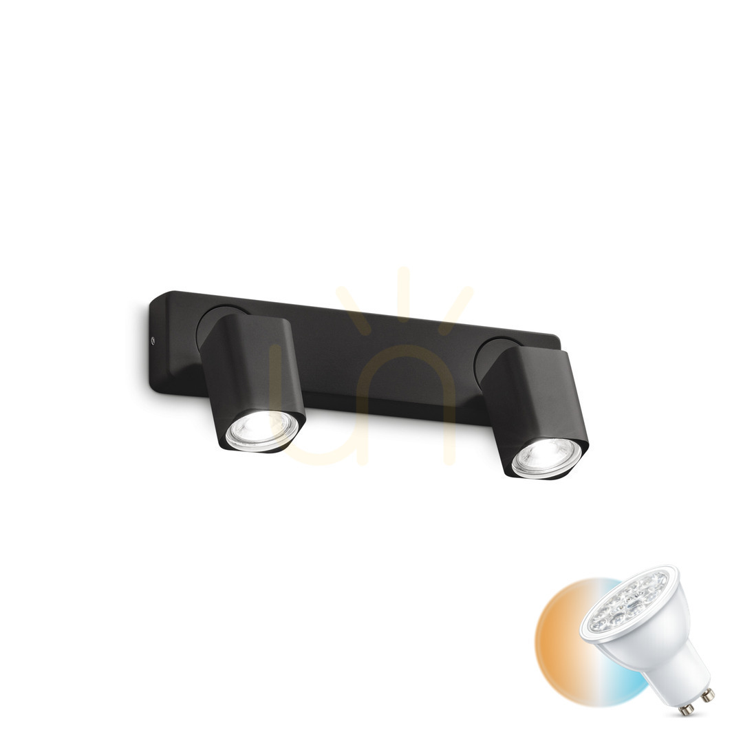 Verifica Aplică perete Ideallux Rudy AP2 Square negru GU10 2x35W 321509 Aplică perete Ideallux Rudy AP2 Square negru GU10 2x35W 321509