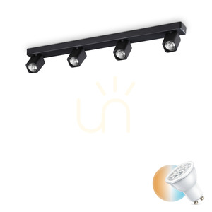 Plafoniera Ideallux Rudy PL4 Square Nero negru 4xGU10 76 cm 321523 0 Plafoniera Ideallux Rudy PL4 Square Nero negru 4xGU10 76 cm 321523 small 0