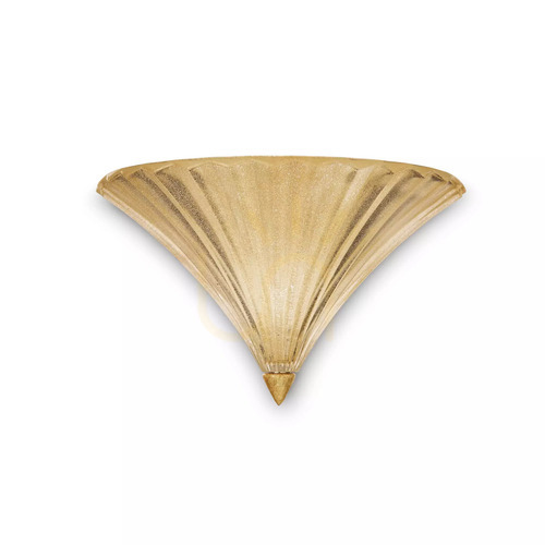 Verifica Aplică perete Ideallux SANTA AP1 BIG ORO aurie sticlă E14 087375