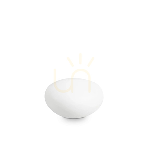 Verifica Lampă de grădină în formă de piatră Ideal Lux Sasso PT1 D25 albă, 25 cm, G9, 161754