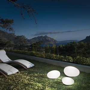 Lampă exterior pe picior Ideallux SASSO PT1 D41 albă E27 IP65 161778 small 1