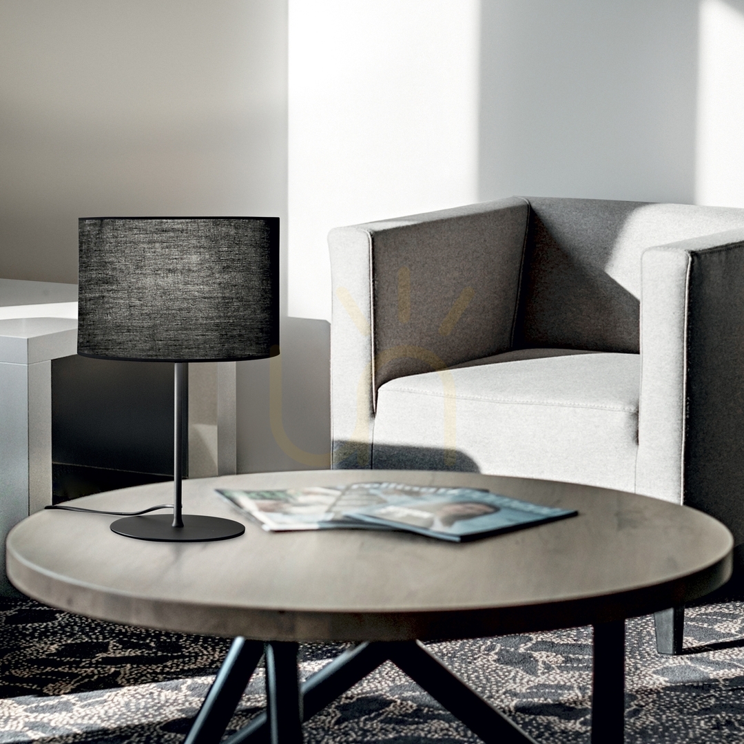 Vedere Lampă de masă Ideallux SET UP 259956 alamă periată metal E27 20x33 cm Lampă de masă Ideallux SET UP 259956 alamă periată metal E27 20x33 cm
