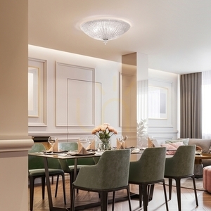 Plafond Ideallux SHELL PL4 transparent sticlă 50 cm 008615 small 3