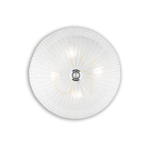 Verifica Plafond Ideallux SHELL PL4 transparent sticlă 50 cm 008615
