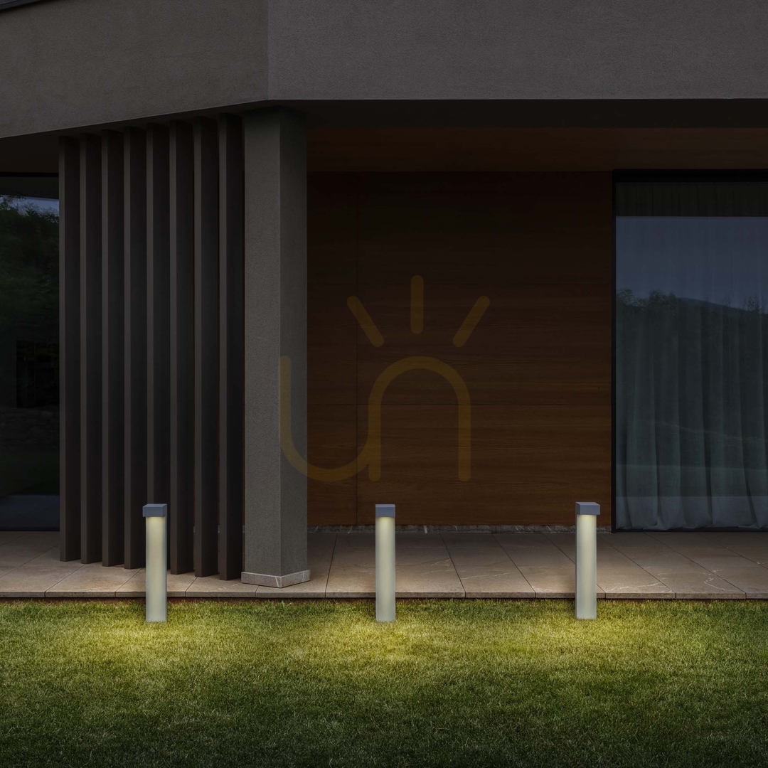 Vedere Lampă de exterior Ideallux SIRIO PT2 H60 gri aluminiu GX53 246970 Lampă de exterior Ideallux SIRIO PT2 H60 gri aluminiu GX53 246970