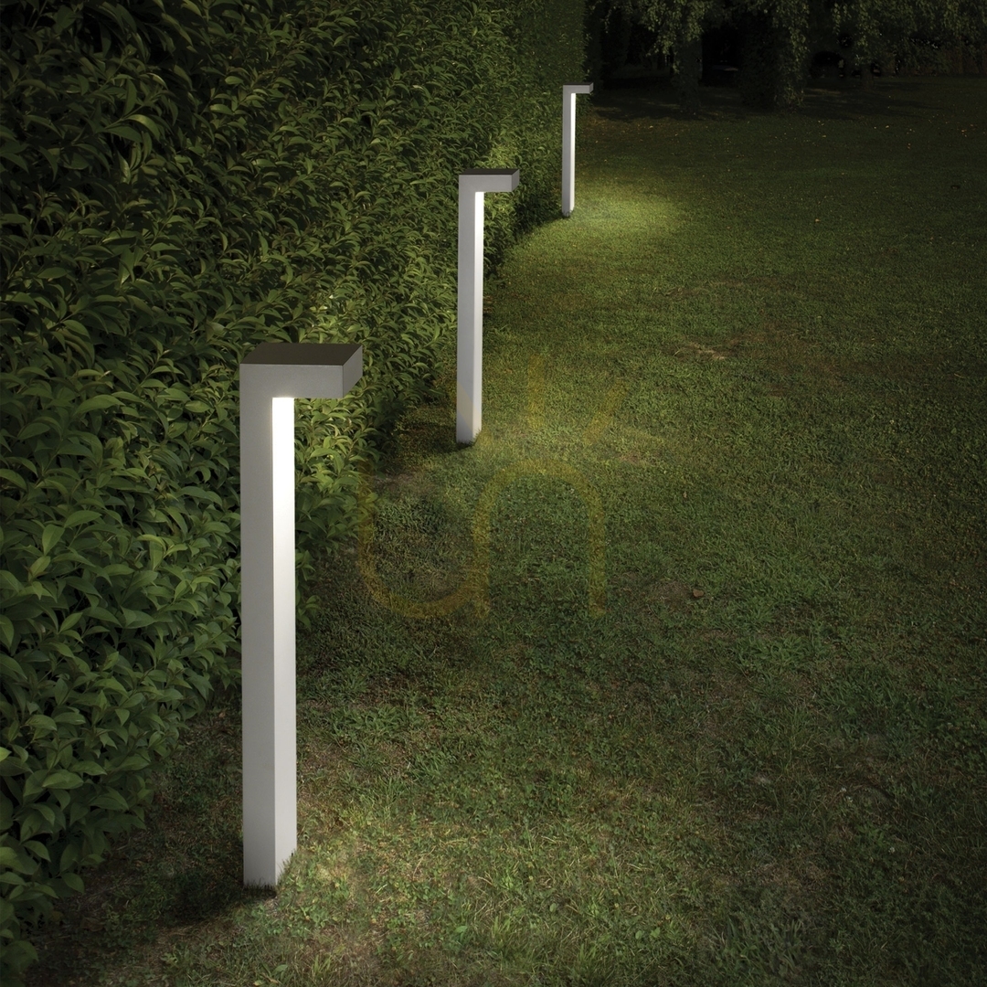 Vedere Lampă exterior pe picior Ideallux SIRIO PT2 H80 antracit GX53 115061 Lampă exterior pe picior Ideallux SIRIO PT2 H80 antracit GX53 115061