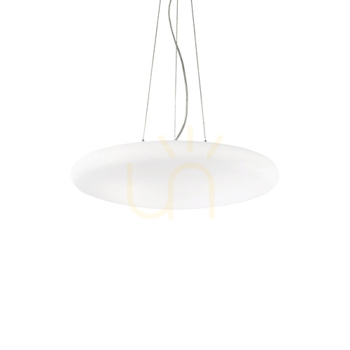 Verifica Lampă suspendată Ideallux Smarties SP3 D42 albă sticlă 3xE27 032016