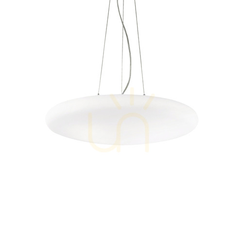 Verifica Lustră suspendată Ideallux SMARTIES SP3 D50 albă sticlă 032009