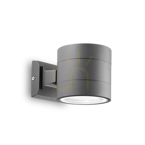 Verifica Aplică exterior Ideallux SNIF Round AP1 antracit aluminiu G9 061467