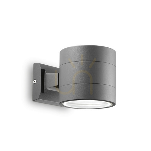 Verifica Aplică exterior Ideallux SNIF Round AP1 antracit aluminiu G9 061467