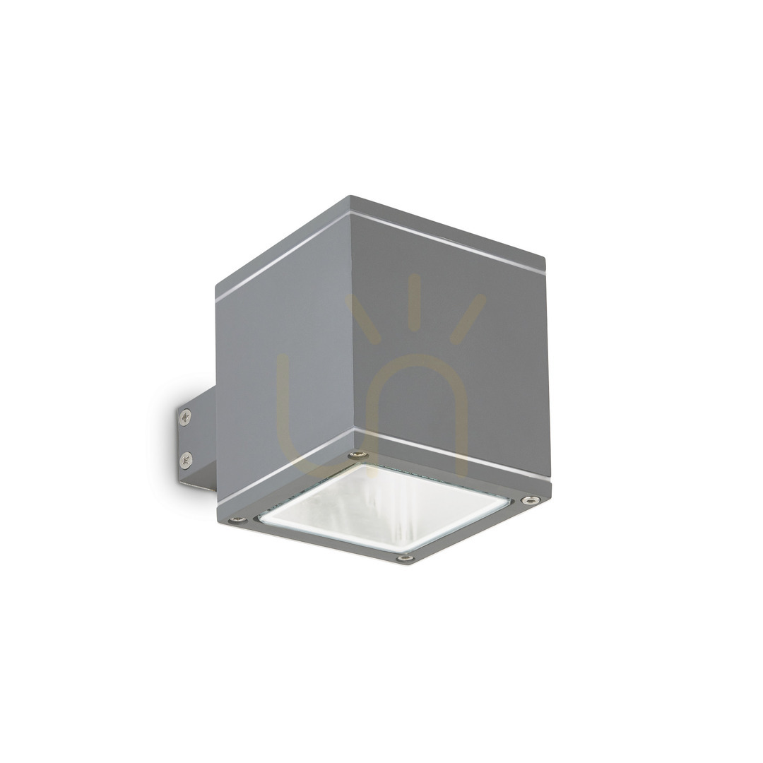 Verifica Aplică exterior Ideallux SNIF Square AP1 antracit aluminiu G9 121963 Aplică exterior Ideallux SNIF Square AP1 antracit aluminiu G9 121963