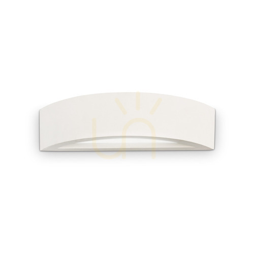 Verifica Aplică perete Ideallux SODA AP1 alb gips 30 cm E14 105710