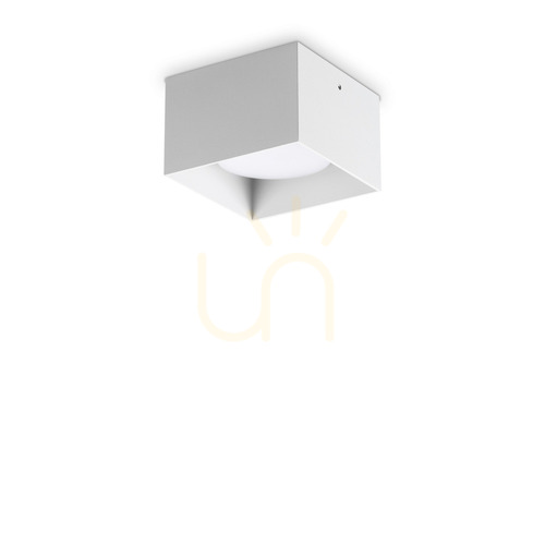 Verifica Plafonieră Ideallux SPIKE PL1 SQUARE BIANCO albă metal GX53 10 cm 317489