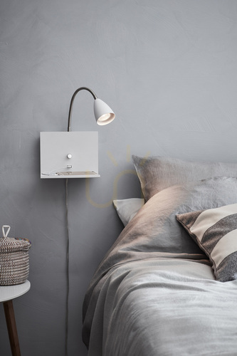 Verifica Lampă de perete Markslojd Logi alb metal GU10 1x7W 107140
