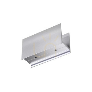 Accesoriu iluminat continuu drept Ideallux STEEL argintiu aluminiu 8 cm 271712 small 1