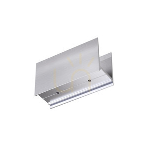 Accesoriu iluminat continuu drept Ideallux STEEL argintiu aluminiu 8 cm 271712 small 0