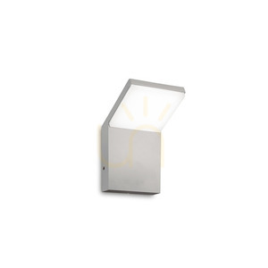 Lampă de perete exterior Ideallux Style gri LED 8,5W 3000K IP54 aluminiu 322650 small 0