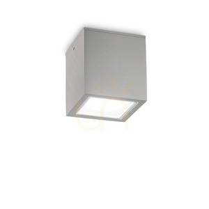 Plafon exterior Ideallux TECHO PL1 BIG gri GU10 IP54 15 cm 326887 small 7