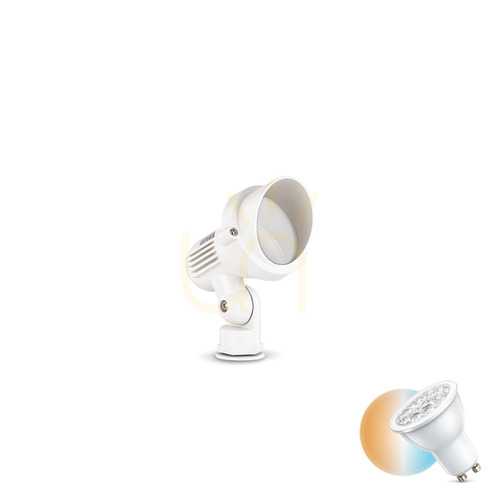 Verifica Spot exterior Ideallux TERRA PR1 Small alb GU10 IP44 aluminiu 106205