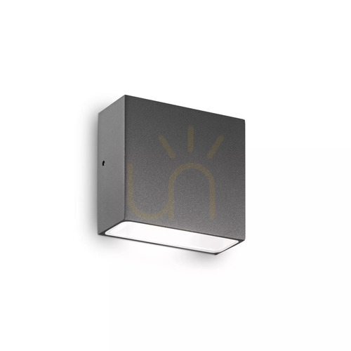 Verifica Lampă de perete exterior Ideallux Tetris AP1 antracit aluminiu G9 IP44 113753