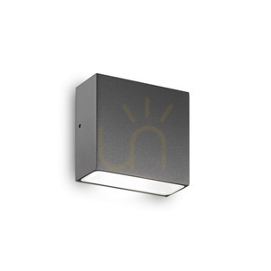 Lampă de perete exterior Ideallux Tetris AP1 antracit aluminiu G9 IP44 113753 0 Lampă de perete exterior Ideallux Tetris AP1 antracit aluminiu G9 IP44 113753 small 0