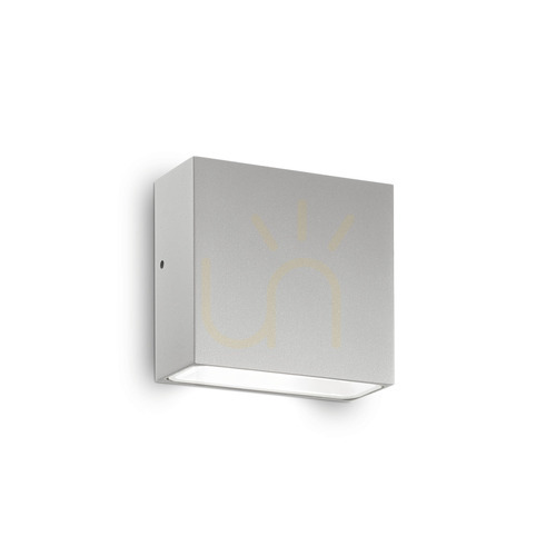 Verifica Aplică exterior Ideallux Tetris AP1 gri aluminiu G9 113760