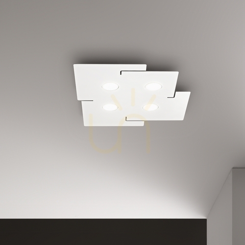 Verifica Plafon Ideallux TOTEM PL4 alb metal 56 cm GX53 4x15W 215778