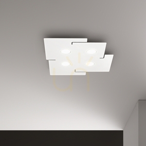 Plafon Ideallux TOTEM PL4 alb metal 56 cm GX53 4x15W 215778 small 1