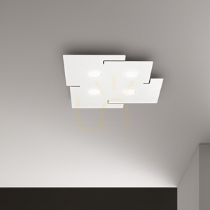 Plafon Ideallux TOTEM PL4 alb metal 56 cm GX53 4x15W 215778 small 2