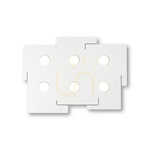 Plafonieră Ideallux TOTEM PL6 alb metal 6xGX53 52,5 cm 215785 small 0