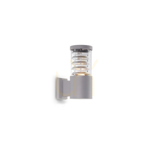 Verifica Aplică exterior Ideallux TRONCO AP1 gri aluminiu E27 026978
