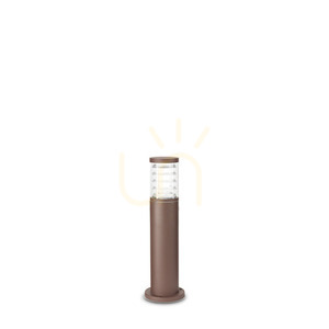 Lampă de exterior pe picior Ideallux TRONCO PT1 maro H40 aluminiu 248271 small 0