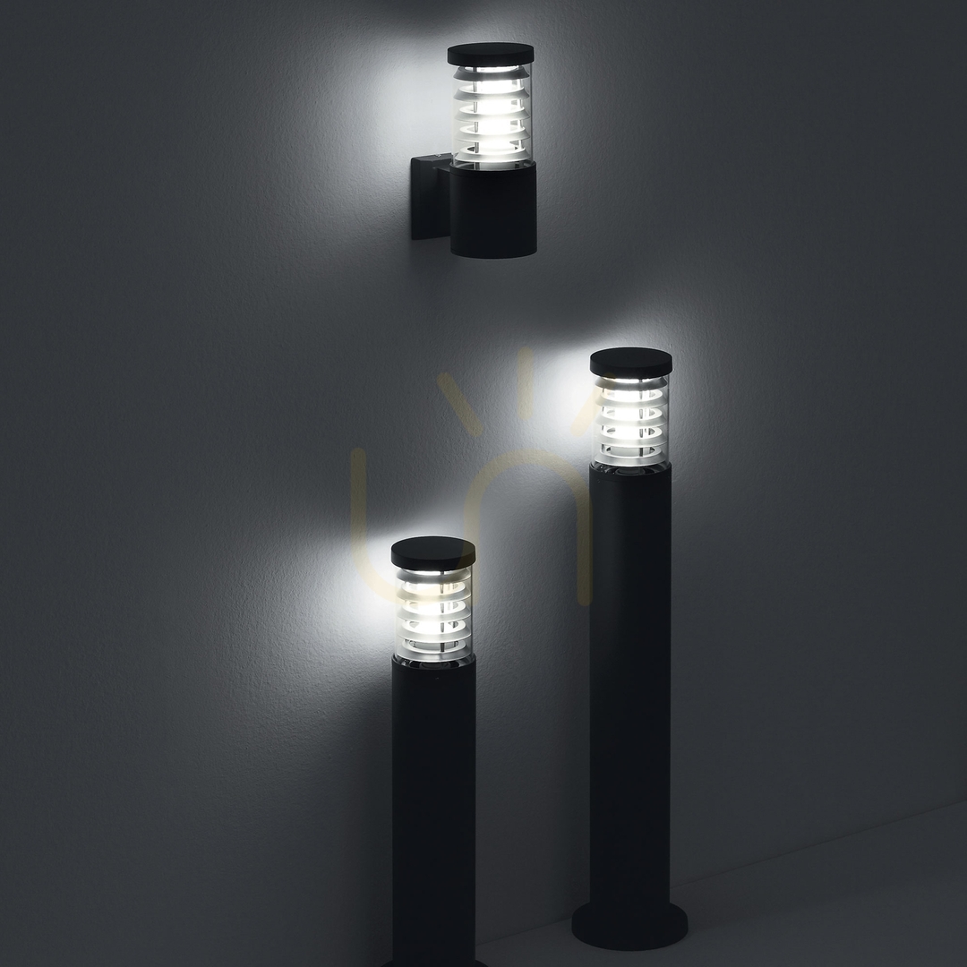 Vedere Lampă de exterior stâlp Ideallux TRONCO H60 negru E27 aluminiu 004730 Lampă de exterior stâlp Ideallux TRONCO H60 negru E27 aluminiu 004730