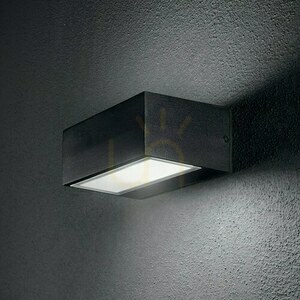 Aplică de exterior Ideal Lux Twin AP1 Nero neagră G9 IP44 115375 small 1