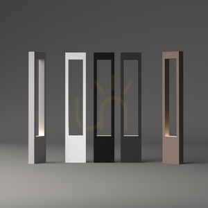 Lampă exterior pe picior Ideallux Vega gri 80 cm aluminiu 136042 6 Lampă exterior pe picior Ideallux Vega gri 80 cm aluminiu 136042 small 6