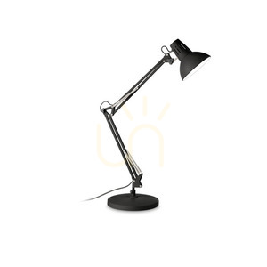 Lampă de masă Ideallux WALLY TL1 negru metal E27 58 cm 265278 0 Lampă de masă Ideallux WALLY TL1 negru metal E27 58 cm 265278 small 0