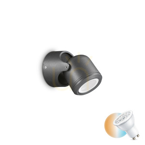 Aplică exterior Ideallux Xeno AP1 Nero negru GU10 aluminiu IP44 129464 0 Aplică exterior Ideallux Xeno AP1 Nero negru GU10 aluminiu IP44 129464 small 0