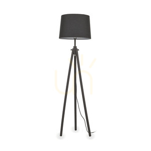 Lampă pe picior Ideallux YORK PT1 negru lemn/textil E27 164 cm 121437 small 0