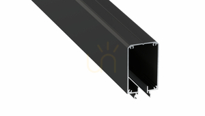 Profil de montaj LUMINES TALIA M2, negru lăcuit, 1 m small 0
