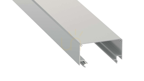 Verifica LUMINI profil tip Largo M2 anodizat argintiu. 2 m