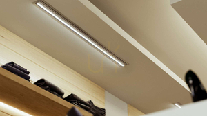 LUMINI profil tip Roset anodizat argintiu. 1 m small 3