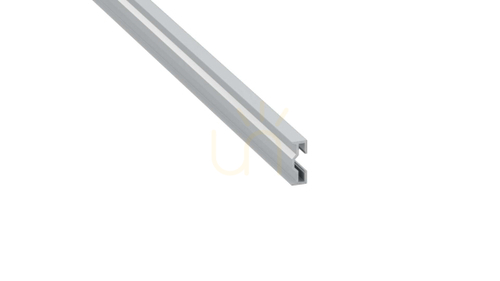 Verifica LUMINI profil tip Sparo anodizat argintiu. 2 m