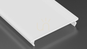 Dispersor pentru profil LED LUMINES WIDE PMMA alb lăptos 1 m small 0