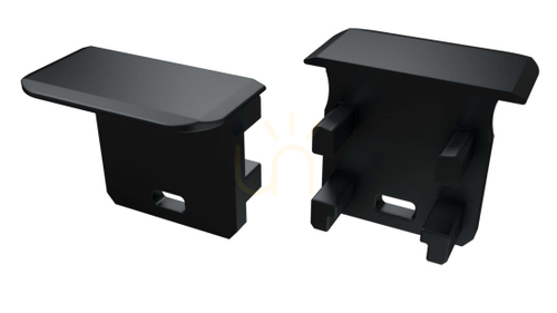Verifica ALU obturator de obturare pentru LED LUMINI G W profil negru cu gaură