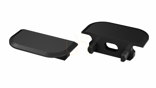 Verifica Conector de obturare ALU pentru LUMINES Z LED profil negru cu gaură Conector de obturare ALU pentru LUMINES Z LED profil negru cu gaură