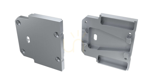 Verifica Capac terminal din aluminiu cu orificiu Lumines DOPIO argintiu 12-0205-10