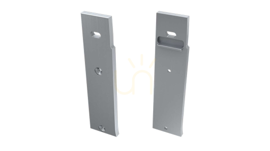 Verifica Dop de obturare ALU pentru profilul LUMINES FLARO LED argintiu drept drept drept cu gaură Dop de obturare ALU pentru profilul LUMINES FLARO LED argintiu drept drept drept cu gaură
