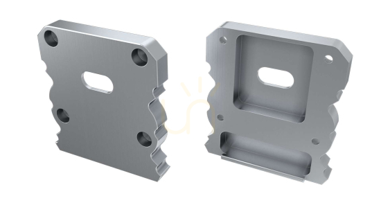 Verifica Dop de obturare ALU pentru LUMINES TALIA M1+TALIA profil LED argintiu LUMINES TALIA M1+TALIA cu gaură Dop de obturare ALU pentru LUMINES TALIA M1+TALIA profil LED argintiu LUMINES TALIA M1+TALIA cu gaură
