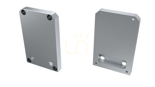 Verifica Capac de capăt din aluminiu LUMINES TALIA M2, argintiu